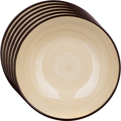 Banquet Sada 6 hlubokých talířů Palas 18 cm krémová – Sleviste.cz