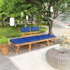 Zahradní lavice Nabytek XL i 2 v 1 190 cm masivní akáciové dřevo