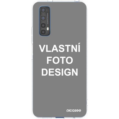 Pouzdro Picasee silikonové Realme 7 - Vlastní design/motiv čiré – Sleviste.cz