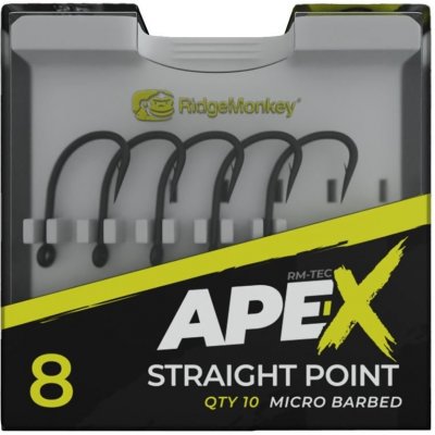 RidgeMonkey Ape-X Straight Point Barbed vel.4 10ks – Sleviste.cz