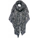 dámský lehký šátek Kiina černo-bílý – Sleviste.cz