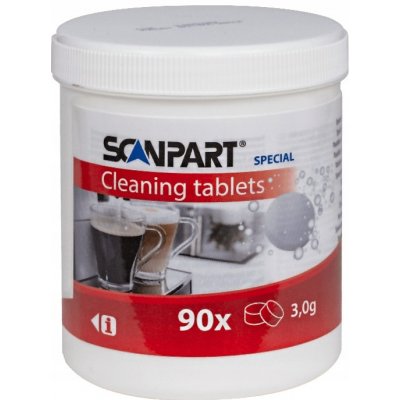 Scanpart Speciální čisticí tablety pro kávovary 90ks – Zboží Mobilmania