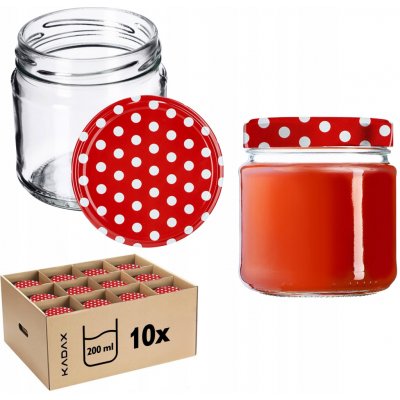 Kadax Sklenice Klara 200 ml x 10 kusů – Hledejceny.cz
