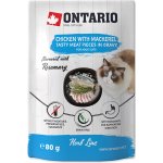 Ontario Herb Cat Chicken with Mackerel 80 g – Sleviste.cz