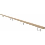 UMAKOV Dřevěné madlo dub a nerezové držáky WDJP/M-4000 – Hledejceny.cz