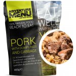 Adventure Menu vepřové s knedlíkem a zelím 400 g – Zboží Dáma