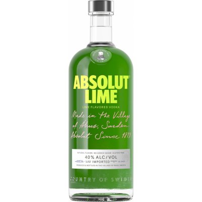 Absolut Lime 40% 0,7 l (holá láhev)