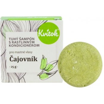 Kvítok tuhý šampon na mastné vlasy čajovník 25 g