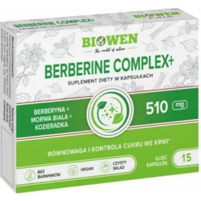 Biowen Berberine Complex+ 15 kapslí – Hledejceny.cz