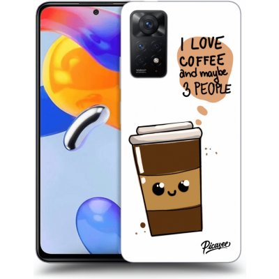 Pouzdro Picasee silikonové Xiaomi Redmi Note 11 Pro - Cute coffee černé – Zboží Mobilmania