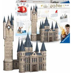 RAVENSBURGER 3D puzzle Harry Potter Bradavický hrad + Astronomická věž 615 ks