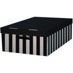 úložná krabice s víkem 56x37x18 cm/2ks/bal černá č.605.10 – Zboží Mobilmania
