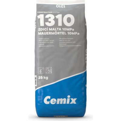 Cemix 10 MPa 1310 Malta zdicí 25 kg – Zbozi.Blesk.cz