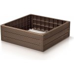 Vyvýšený záhon Prosperplast BASE WOODY hnědý 75,6 cm – Zboží Mobilmania