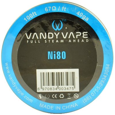 Vandy Vape Single Wire Ni80 40GA 30m – Hledejceny.cz