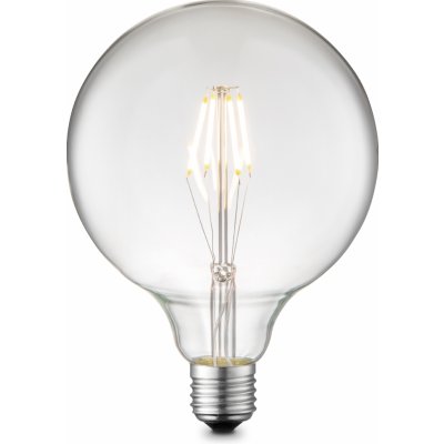 JUST LIGHT LED Filament Globe, 4W E27, průměr 125mm 3000K DIM 08459 LD 08459 Teplá bílá
