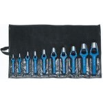 GEDORE sada děrovačů 5703 DIN 7200A v plastové rolovací tašce, 10dílná – Hledejceny.cz