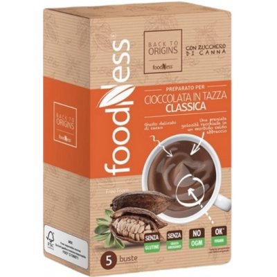 Foodness Horká instantní čokoláda Klasická 150 g – Zboží Dáma