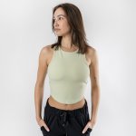 Ananasana Bra Tank Rib Pastel green – Zbozi.Blesk.cz