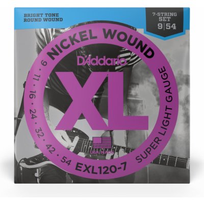 D'addario EXL120-7 – Hledejceny.cz