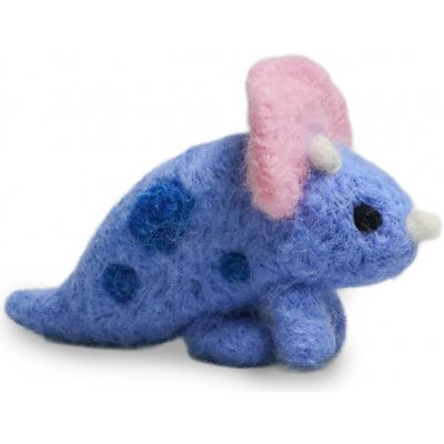 Prima-obchod Kreativní sada plstěné zvířátko Triceratops modrá 117603 – Hledejceny.cz