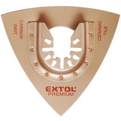 EXTOL PREMIUM 8803860 rašple trojúhelníková, 78mm, karbid, tvrdokov – Zboží Mobilmania