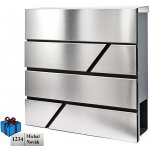 D3641 poštovní schránka nerez / antracit Nerez / Antracit Ano – Hledejceny.cz