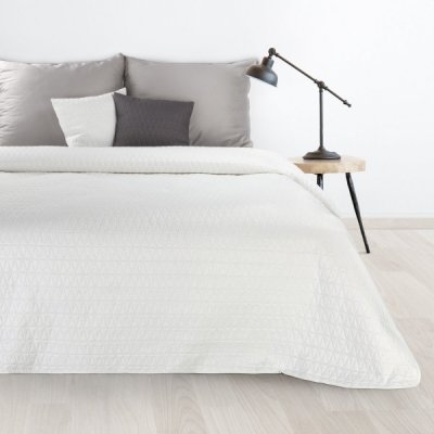 Boni3 přehoz na postel bílý Bílá 70 x 160 cm