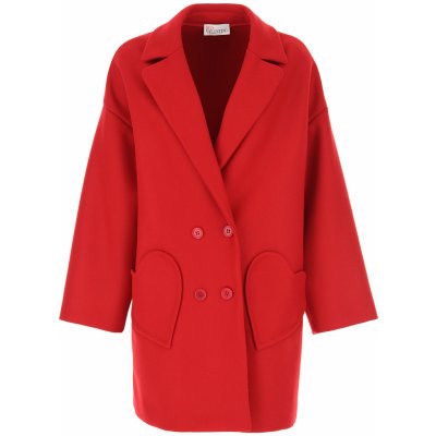 Red Valentino kabát červený – Zboží Mobilmania