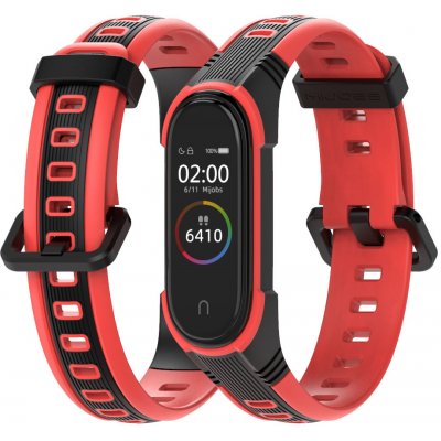 Xiaomi Mi Band 3/4 náhradní náramek Design Černá-červená MBSCZ-4DSGCCRV – Zbozi.Blesk.cz