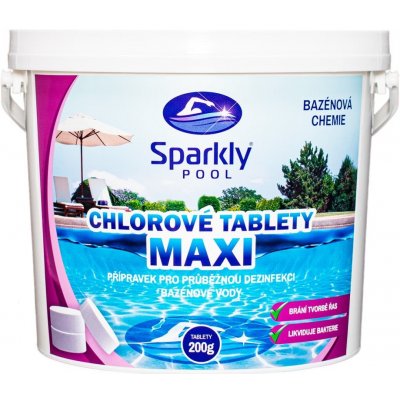 Sparkly POOL CHLOROVÉ TABLETY MAXI 3 kg – Zbozi.Blesk.cz