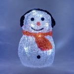 DecoLED DecoLED LED světelný sněhulák 15 cm