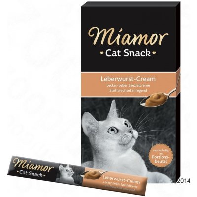 Finnern Miamor Cat Confect játrový krém 6 x 15 g – Zboží Mobilmania