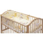 Scarlett postýlka Alenka 120 x 60 cm borovice přírodní s výbavou Mráček béžová stahovací bok – Hledejceny.cz