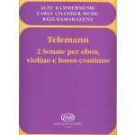 Telemann 2 SONATE pro hoboj, housle a klavír basso continuo – Zboží Mobilmania