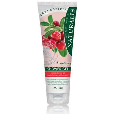 Naturalis sprchový gel Cranberry 250 ml