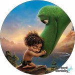 Jedlý tisk DINOSAURUS ● materiál: JEDLÝ PAPÍR Ⓜ️, ● velikost: průměr 12 cm ☝ – Hledejceny.cz