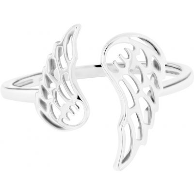 Gemmax Jewelry prsten Andělská křídla z bílého zlata GLRWN01378 – Zboží Mobilmania