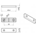 ATM Kluzák pod nábytek DN-608 Černý 200 ks – Zbozi.Blesk.cz