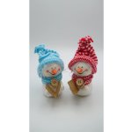 BD-Tova Figurka sněhuláček s knihou, různé barvy, 1 ks, 10,5 cm – Hledejceny.cz