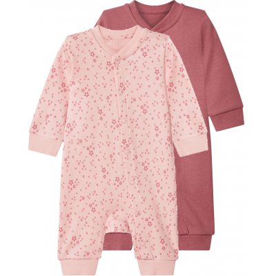 Lupilu Dětský overal na spaní s BIO bavlnou 2 kusy světle růžová růžová – Zboží Dáma