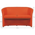 Kondela Cuba ekokůže oranžová – Zboží Mobilmania