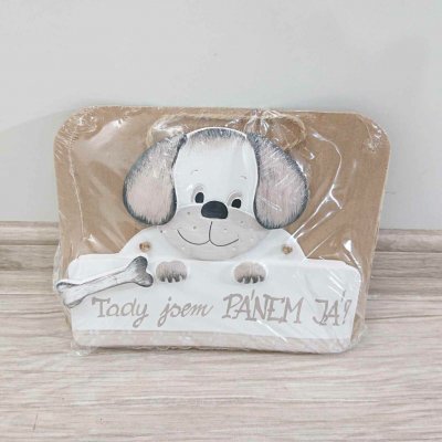 Andreas keramika Cedulka na dveře Tady jsem pánem já, 19cm Výška:15 x 15 cm – Hledejceny.cz