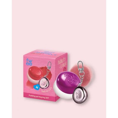 Fwee Krémový balzám na tváře a rty s přívěškem Lip&Cheek Blurry Pudding Pot + Pendant Keyring No.Mv02 Hurt 5 g – Zboží Dáma