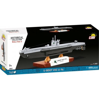 Cobi 4857 II WW Německá ponorka U-Boot VIIC U-96, 1:300, 162 k – Hledejceny.cz