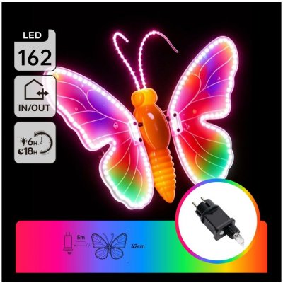 Aigostar B.V. Aigostar - LED Venkovní vánoční dekorace 234xLED IP44 multicolor motýl B10303AGGQ – Hledejceny.cz