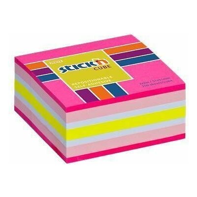 Samolepicí bloček, nenově růžová, 51x51 mm, 250 listů, STICK N 21533 – Hledejceny.cz