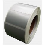 CDRmarket ETRLS-PP-50x30-TTR Samolepicí PP (polypropylen) etikety 50x30mm pro TTR stříbrné role bílá 1000 ks