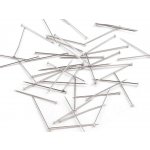 Celokovové špendlíky délka 27 mm Varianta: barva nikl, Balení: 1 krab. – Hledejceny.cz