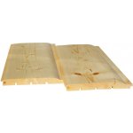 ASKO a.s. Palubka srubová profil D Smrk A/B, 19x186x4000 mm, bal. 2,976m2 – Sleviste.cz